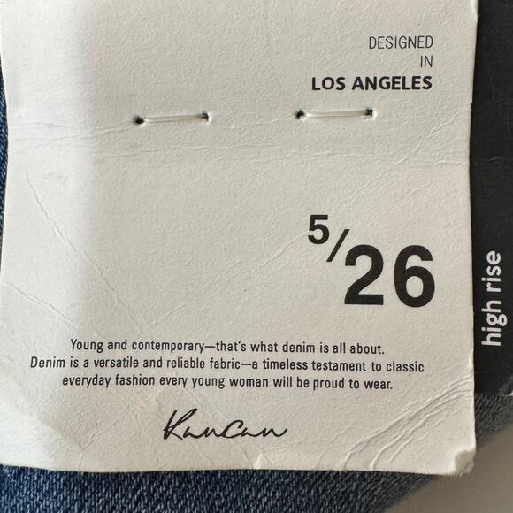 KanCan High Rise Button Fly Shorts Size 26 NWT - Picture 8 of 8